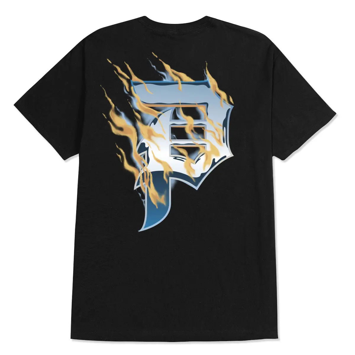 PRIMITIVE APPAREL Meltdown Men's Graphic Short Sleeve T-Shirt - 100% Cotton, Regular Fit, Crew Neck, Unisex Streetwear Graphic Tee, All Seasons Casual Menswear Top, Machine Washable Printed Art