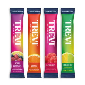 Trevi Sugar Free Electrolyte Drink Mix – Original Variety Pack (Berry Lemonade, Orange, Raspberry & Lemon Lime) | 28 or 8 Stick Packs | 0g Sugar, Non-GMO, with 7 Vitamins & Minerals, 6 Electrolytes, Energy Hydration Drink Mix, Made in USA