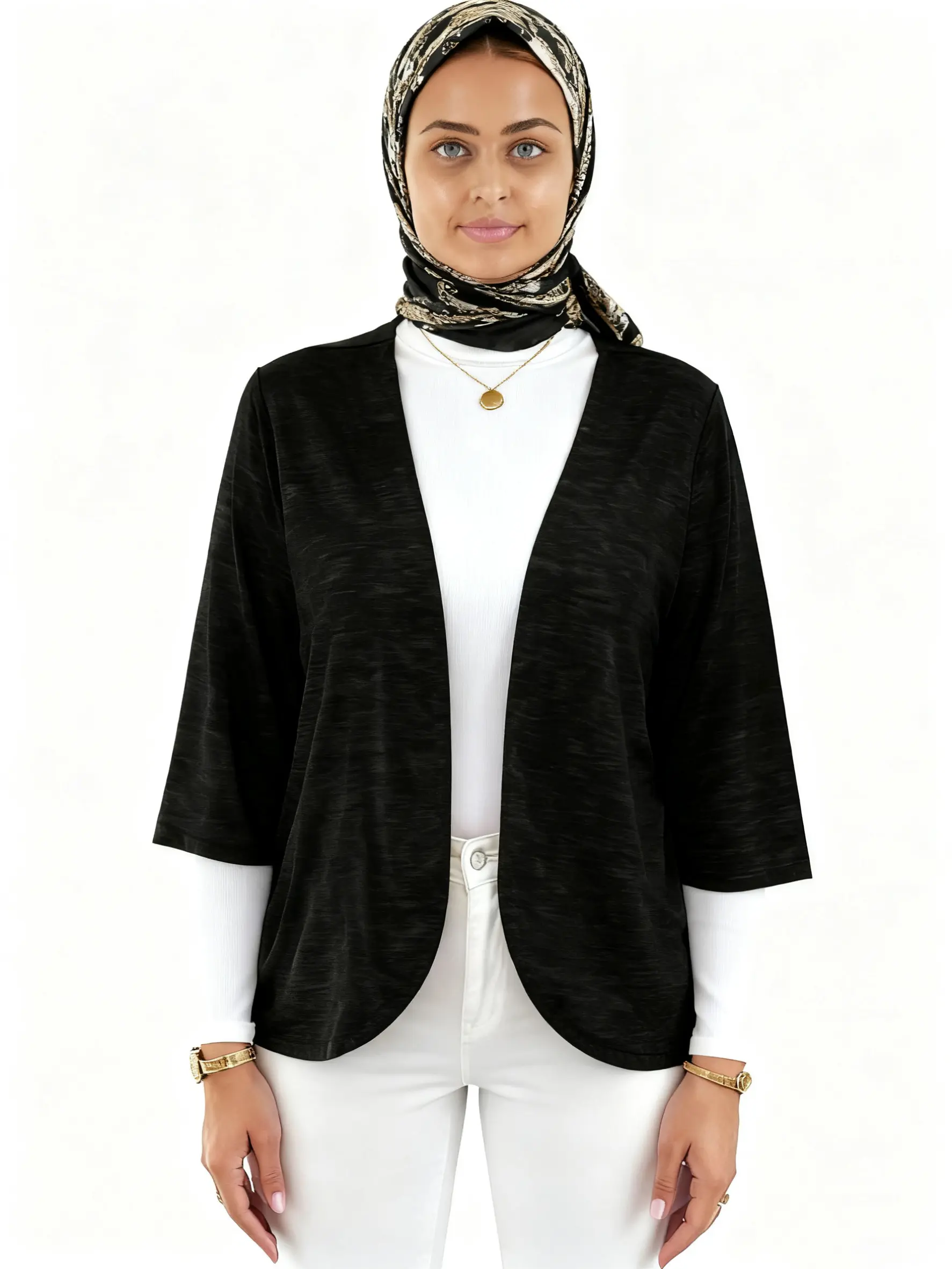 Women's Casual Loose-Fitting Knit Cardigan, Plain Color Fashion Trendy Sweater Top, European Style Women's Clothing, Womenswear