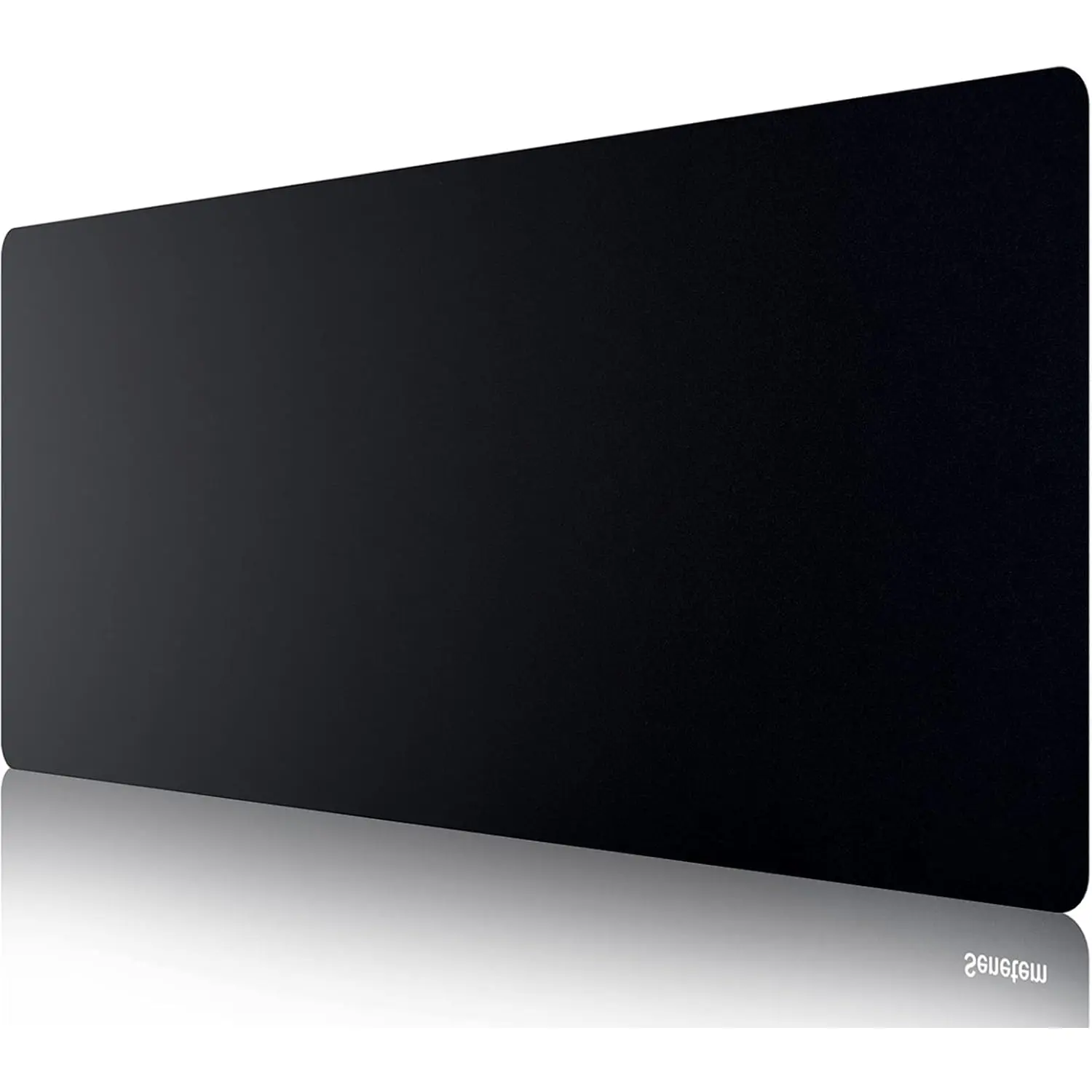 XXXL Large  Pad, Ultra-Smooth Gaming Mousepad, Non-Slip Rubber Base, Washable Surface Fits Wired &   -  Big & Long Keyboard Computer Black Mat for Desk, 35.4x15.7 in