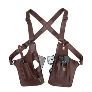 Adjustable Underarm Shoulder Bag for Men and Women - Anti-theft Hidden Storage for Cell Phones and Other Hunting and Outdoor Gear, High-Quality PU Leather, Christmas First Choice, Best Holiday Gift