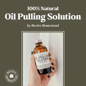 Oil Pulling Solution – Natural Oral Detox for Fresh Breath & Healthy Gums - 100% Coconut Blend with Neem Oil