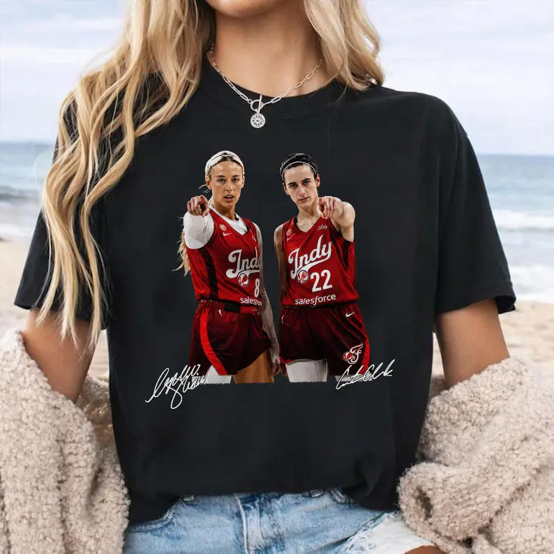 Vinatge 90's Sophie Cunningham Caitlin Clark Shirt, Vintage Basketball Graphic Fan Tee, Gift For Man & Woman T-Shirt
