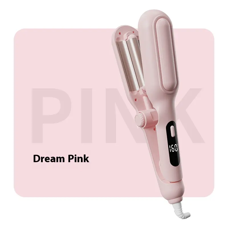 Zemya Beach Waves Curling Wand Ionic Deep Waver Hair Curler Tool with Ceramic Barrel for Tangle-Free Waves on All Hair Types Easy Clamp Instant Wave No Exposed Barrel No Burns Comfortable Handle Smooth Grip  #Summervibes