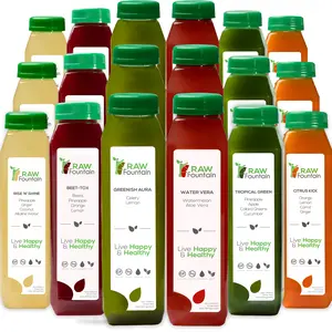 5 Day Juice Cleanse by RAW Fountain, Tropical Flavor, All Natural Raw, Cold Pressed, Detox Cleanse, 30 Bottles 12oz