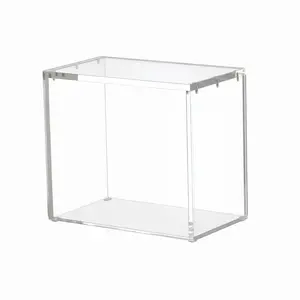 Stackable Transparent Acrylic Display Box, N52 Magnetic Storage Case, Game Card Organizer, Durable Storage Organizer, Dustproof Anime Clear Magnet Box
