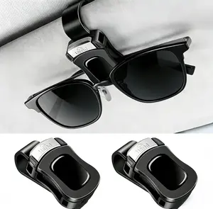 2-Pack Car Sun Visor Multi-Functional Sunglass Holder  Universal In-Car Eyewear Storage Accessory  Space-Saving and Easy to Access  Everyday Essential