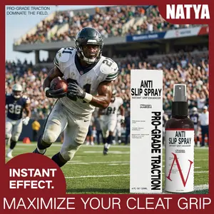 NATAY Anti-Slip Shoe Spray - Instant Grip & Traction Protector, Waterproof Footwear Cleaner for Sneakers, Heels, Rain-Ready for Walking, Running