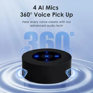 Mini Wireless Speaker Phone Outstanding Sound Quality, Portable Conference Speaker For Holding Meetings Anywhere
