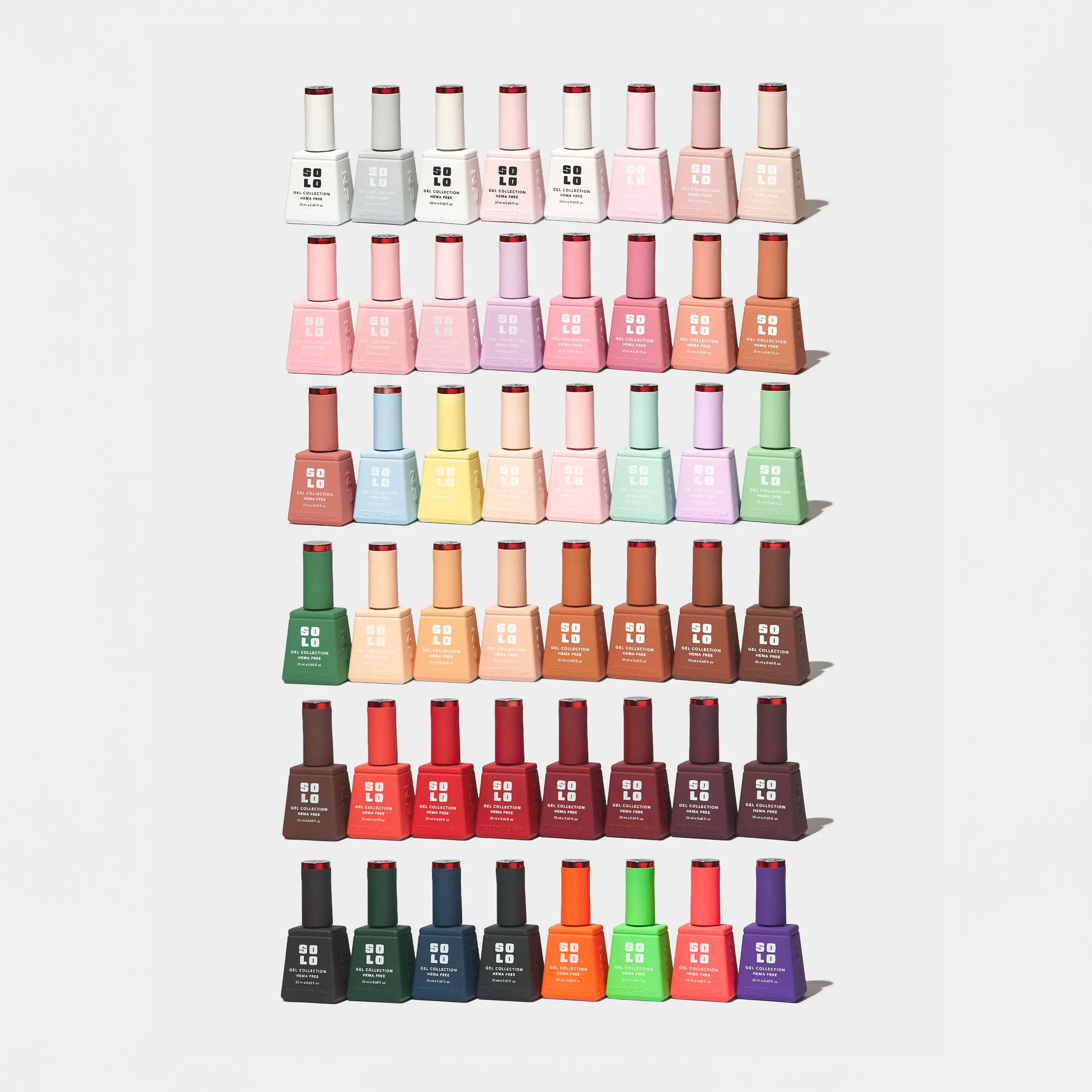 NOTPOLISH SOLO GEL INDIVIDUALS 301-348, HEMA & TPO FREE COLORED GEL POLISH NOTPOLISH SOLO GEL INDIVIDUALS 301-348, HEMA & TPO FREE COLORED GEL POLISH