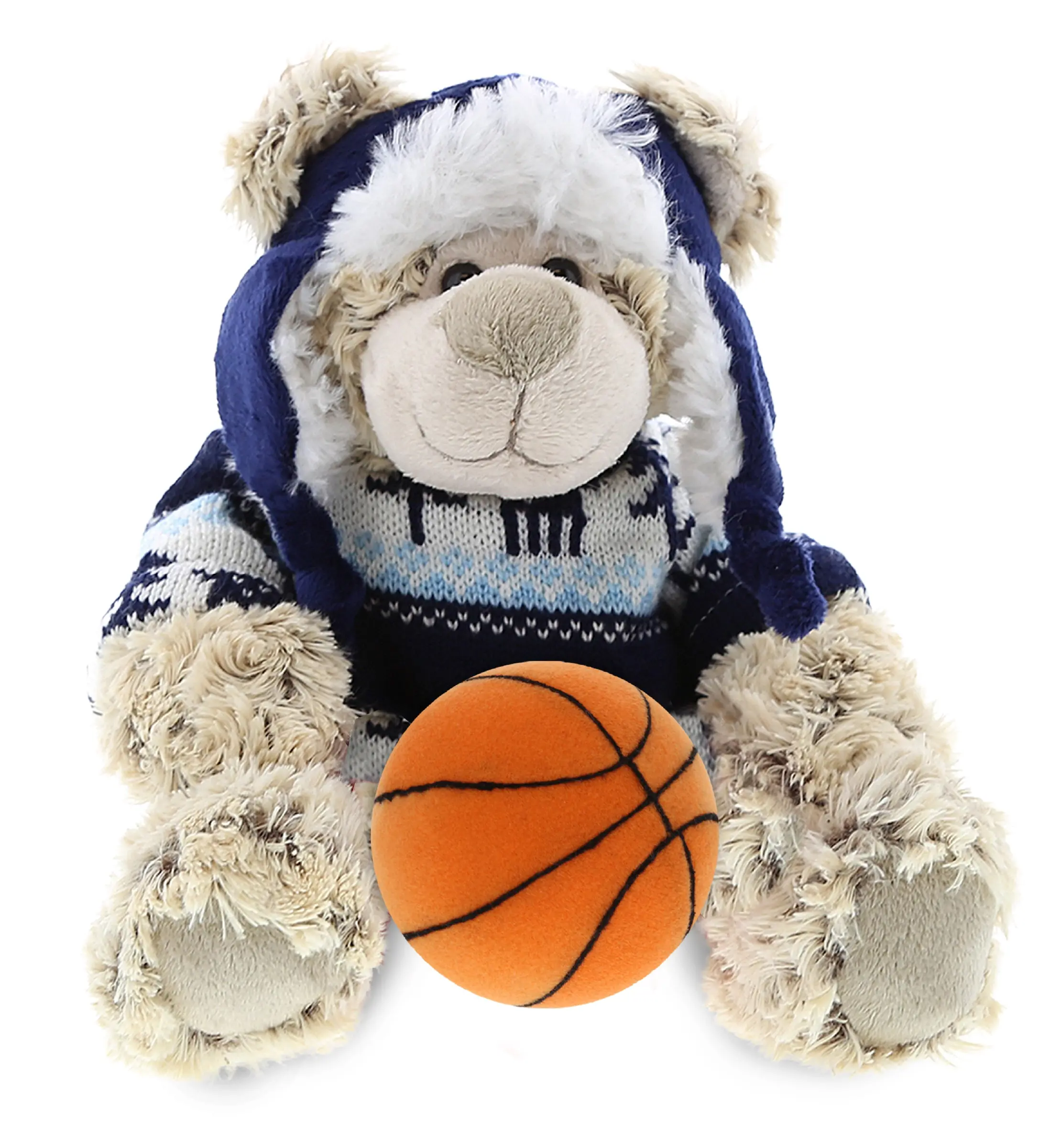 SUPER SOFT PLUSH WITH CLOTHES - POLAR BEAR WITH BASKETBALL PLUSH