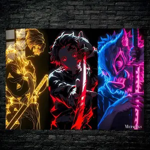 Demon slayer trio Print Poster Umframed