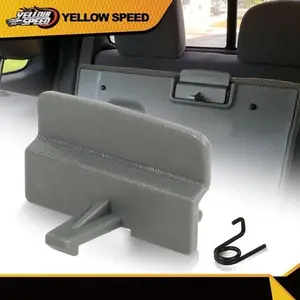 Gray Center Console Jump Seat Lid Latch New Fit For 2010-2018 Ford F150 F-150 Car Visor Clip Automotive Accessories