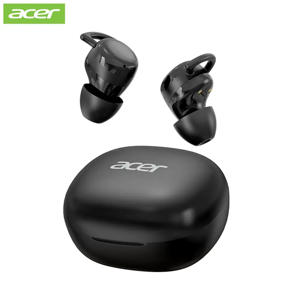 Acer OHR557 Wireless Audio Earphones, Wireless Noise Cancellation, Invisible Sleeping Earbuds, Everyday Earbuds, Noise Cancelling Headphones for Running, Exercising, Gaming Sports, Electronic Headset Audio, Travel Essentials, Waterproof Sports Earphone