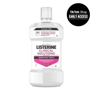NEW!! Listerine Clinical Solutions Sensitive Teeth 500ml Mouthwash
