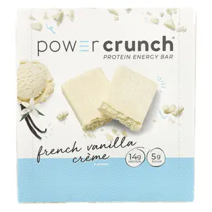 BNRG Power Crunch®, Protein Energy Bar, French Vanilla Creme, 12 Bars, 1.4 oz (40 g) Each