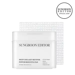 [SUNGBOON EDITOR Official] Deep Collagen Retinol Power Boosting Pads | Hydrate, Smooth & Soothing Skincare for Comfort & Skin Repair Daily Moisturizing Moisturize Nourishing