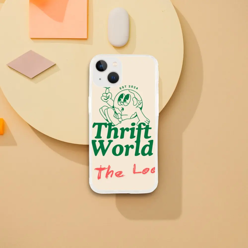 Thrift World X InTheLoop Colab Clear case octo buddy