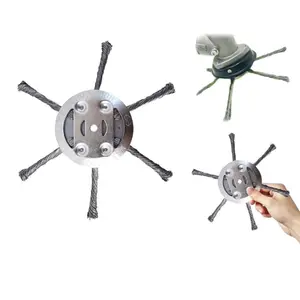 Durable Steel Wire Weed Wacker Head, Universal Replacement Cutting Blade for Electric & Battery Powered Trimmers, 6 Inch Weed Cutter Accessory, Tool Accessories, Replacement Blades