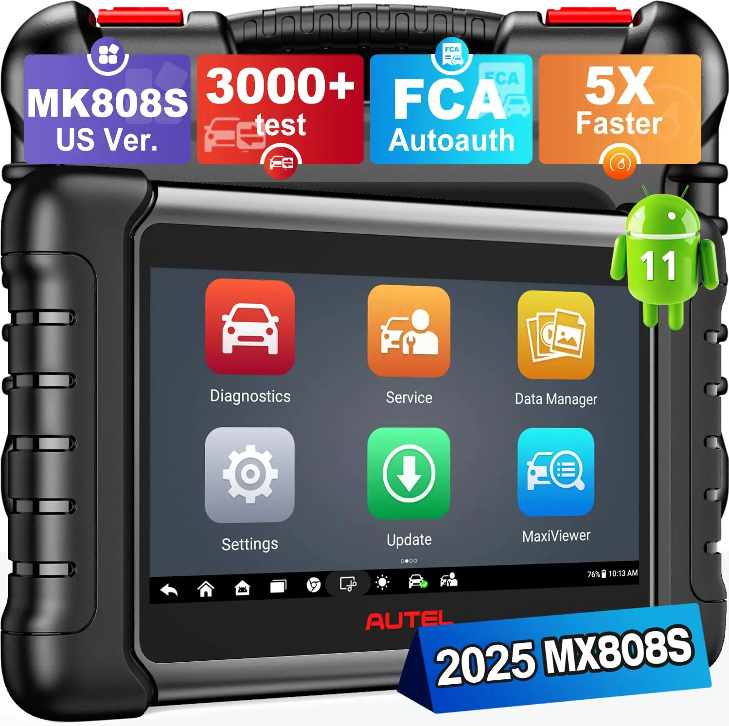 Autel Scanner MaxiCOM MK808S:2026 Bidirectional Tool obd2 Scanner fca autoauth, Summervibes
