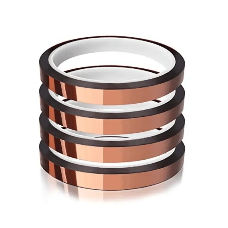Brown Heat Tape 10mm x 33m 4/6 Rolls 108ft High Temperature Tape for Sublimation and Heat Press