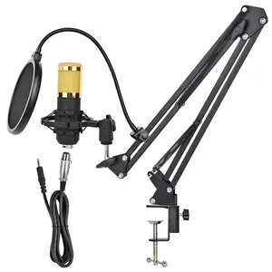 1pcs Condenser Microphone with Stand, XLR Mic Set, Noise Filter, Foam Filter, Studio Mic Wired Recording for Gaming, Recording, Podcast, Youtube