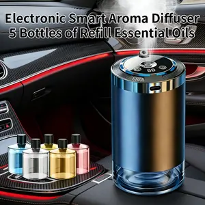 This car air freshener diffuser and humidifier features adynamic light show and starry sky top mode, naturalFrench fragrance, adjustable scent concentration, andeliminates unpleasant odors inside the car. It's yourpersonal ambiance master