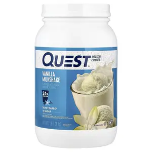 Quest Nutrition Protein Powder, Vanilla Milkshake, 3 lb (1.36 kg) Quest Nutrition Protein Powder, Vanilla Milkshake, 3 lb (1.36 kg)