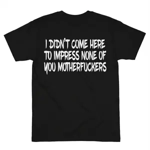 Street Style Rebel Personality T-Shirt - Bold Statement Piece for Versatile Wear Comfort Meets Style Easy to Pair