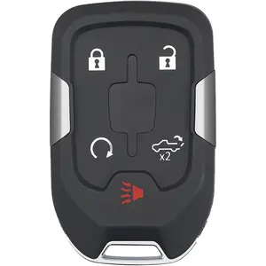Key Fob Replacement for Chevy Silverado 1500/2500/3500 & GMC Sierra 1500/2500/3500 (2019–2020) – 5 Button Smart Keyless Entry Remote with Remote Start – FCC ID HYQ1EA, P/N 13529632