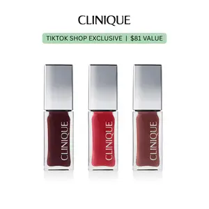 Clinique Honey Lip & Cheek Oil Trio - Black Honey + Pink Honey + Nude Honey