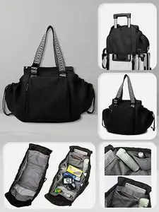 Versatile Cradle Travel Storage Women's Backpack, Travel Backpacks, Organized Daypack, Durable Nylon Daypack, Adjustable Backpack, Casual and Simple Shoulder Bag, Suitable for Shopping, Travel Storage