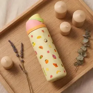 Owala Fruit Print Water Bottle 24oz | Double Wall Vacuum Insulated Tumbler, Gift For Summer