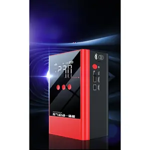 2 in 1 Car Jump Starter with Air Compressor High Capacity Emergency Booster Power Bank for Tire Inflation and Dead Battery Starting