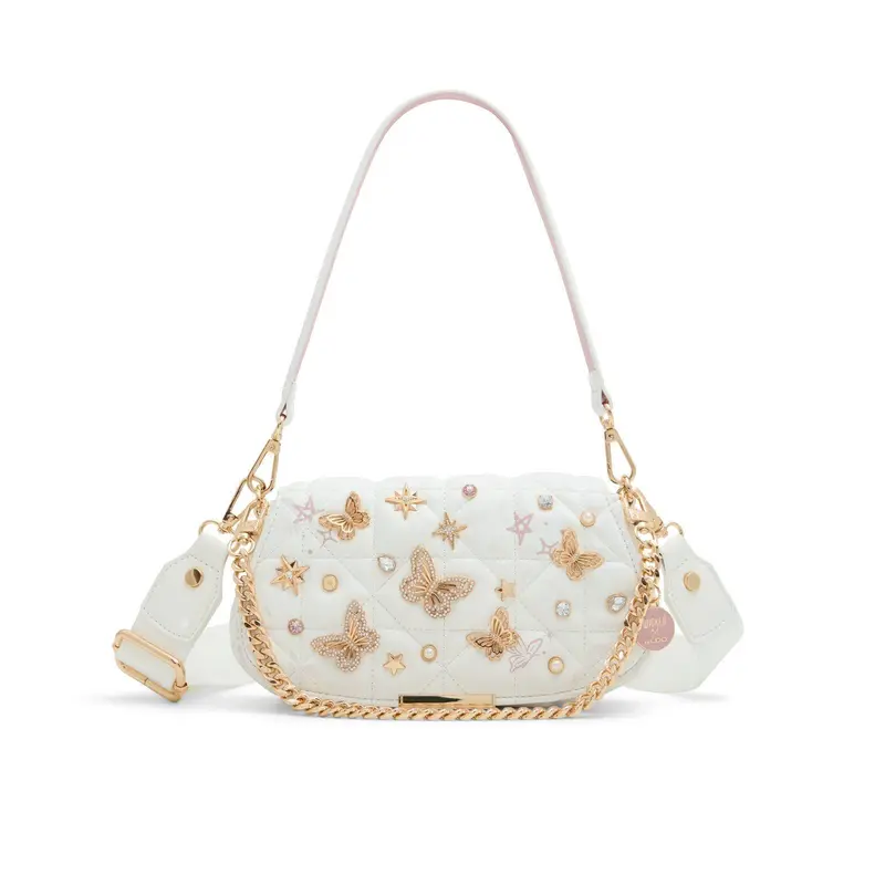 Wicked x ALDO Glindafied Pink Bucket Bag with Butterfly Details