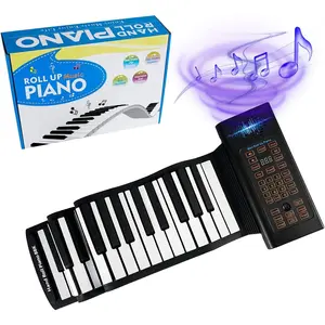 88  Roll Up Piano Keyboard, Portable Piano With Storage Bag, Foldable Keyboard Travel Piano for  and Adult