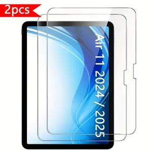 2-Pack Screen Protector Film Compatible with iPad Air 11-Inch M3 & 7th/6th Gen M2, Glass Material, Anti-Fingerprint, HD Protection