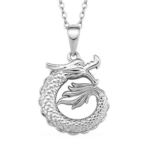 Dragon Pendant Necklace in 950 Platinum 5.97 Grams 18 Inches Christmas Gifts