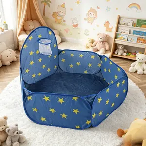 Kids Foldable Play Tent, Durable Ball Pit, Large Pop-Up Playpen, Ideal Birthday Christmas Halloween Thanksgiving Gift, Balls Not Included