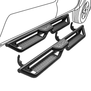 OEDRO 6 Inch Running Boards Compatible with 2015-2026 Chevy Colorado/GMC Canyon Crew Cab, Bolt-on Side Steps Steel Nerf Bars