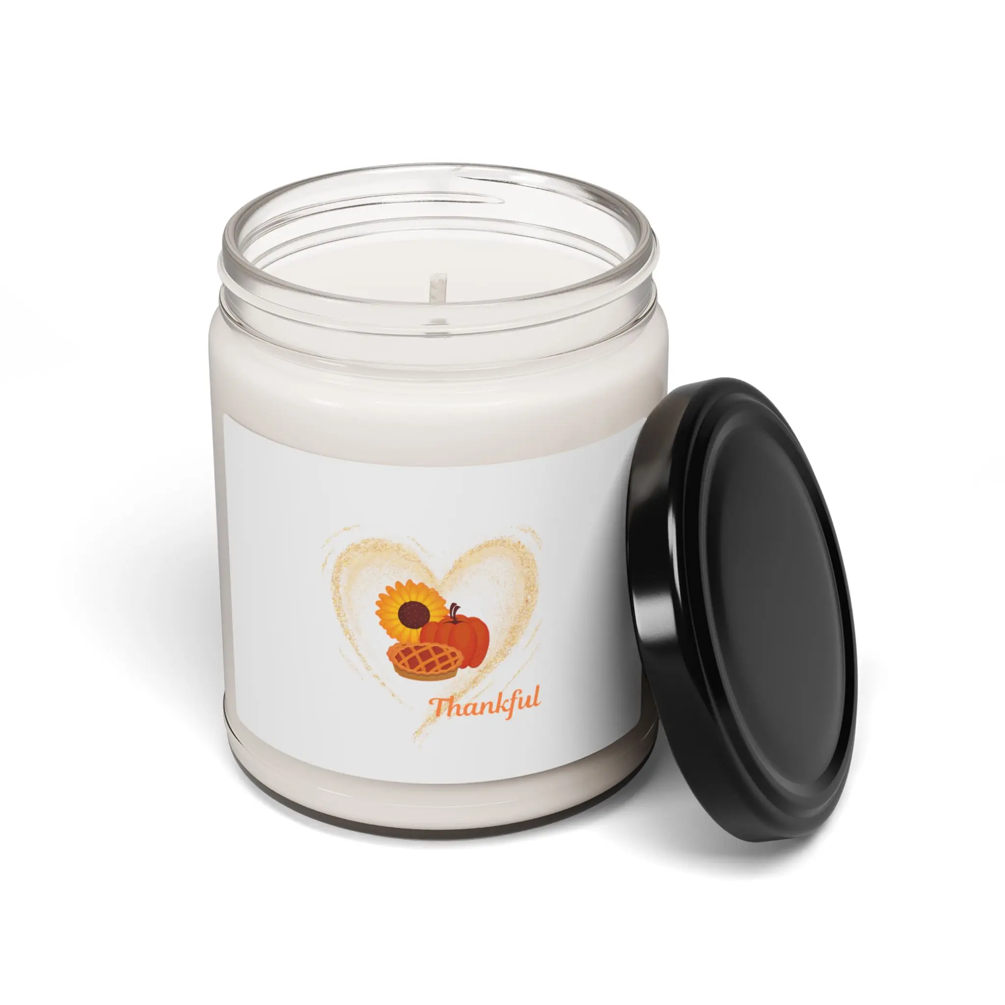 Scented Soy Thanksgiving "Thankful" Candle