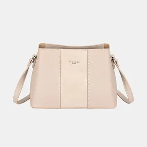 David Jones PU Leather Crossbody Bag