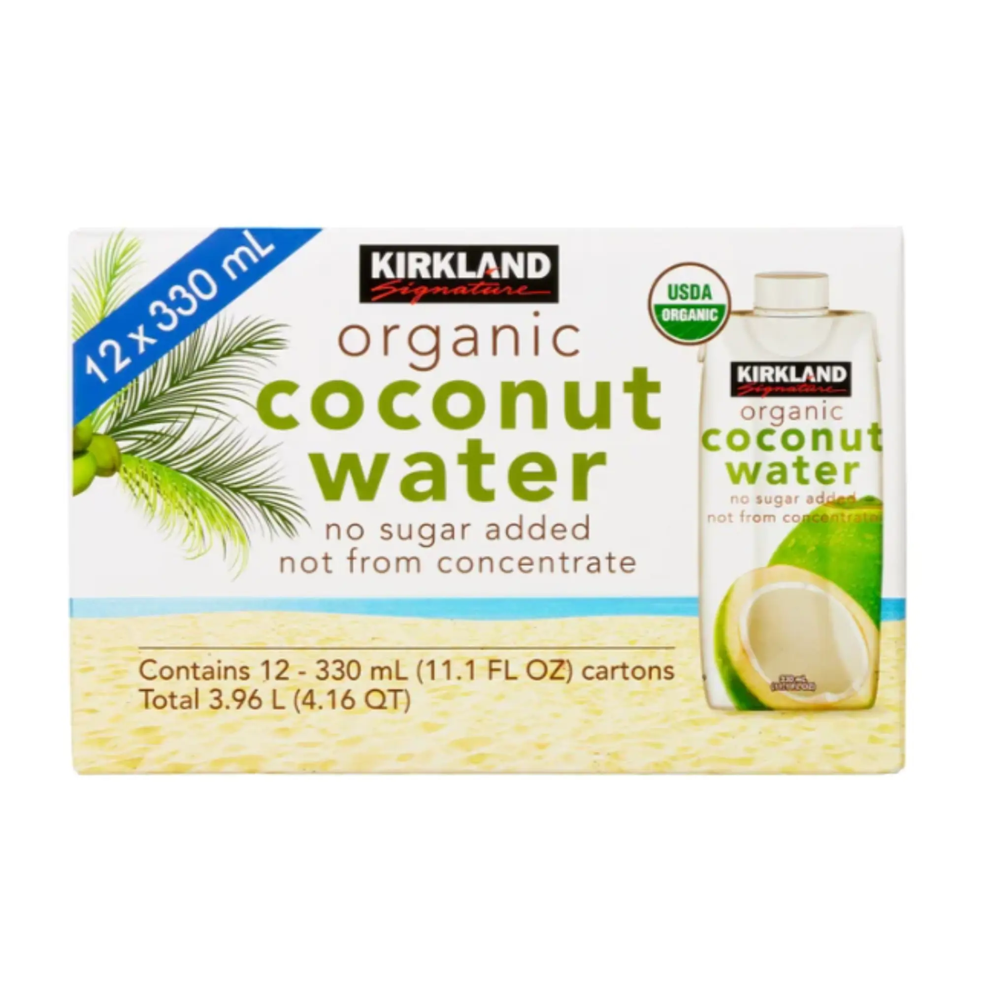 Organic Coconut Water 11.1 fl oz, 12 Pack, Ready to Drink Coconut Beverage