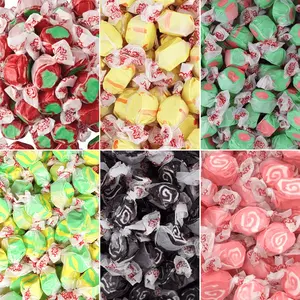 RICH & RICHERS Taffy Town Custom Salt Water Taffy Mix, 1lb - Build Your Own 2-Flavor Assortment (2x8oz Bags), Gourmet Chewy Candy Bulk Gift Pouch