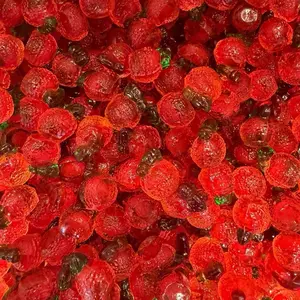 Candylicious 3D Filled Lychee Gummies – Juicy Tropical Fruit Gummy Candy 1 LB