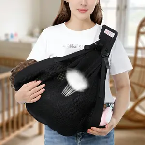 Breathable Latin Baby Carrier Backpack, Newborn Sling Carriers, Suitable for Newborns and Toddlers, Max Load 20kg, Adjustable Multi-Functional Design