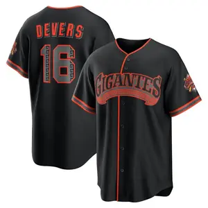Men's Giants Rafael Devers New Black Limited Jersey S-5XL