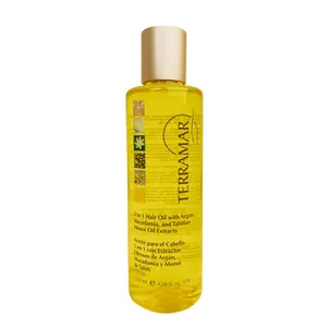 Argan, Macadamia & Monoi de Tahiti 3-in-1 Hair Oil - (3 Different Sizes:120ml -195ml -245ml) - Nourish & Revitalize for Soft & Smooth Hair Care