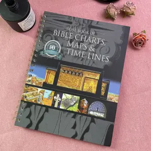 Rose Bible Study Notebook - Full-Color Charts, Maps, Time Lines, Glitter & Chalkboard Supplies, Office Accessories, Clear Visual Reference Tool, Ideal Christian Gift for Devout Believers