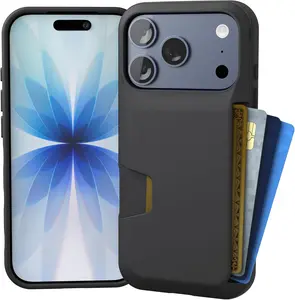 Smartish iPhone 17 ProWallet Case - Wallet Slayer Vol. 1 [Slim + Protective] Credit Card Holder - Drop Tested Flip Hidden Card Slot Cover for Apple iPhone 17, 17 Pro, 17 Pro Max, 17e, 16e, Air